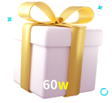 Receba seus bônus de boas-vindas no 60w